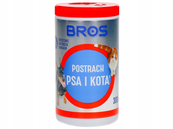 BROS 300 ml – repelent pre psov a mačky, účinné a bezpečné granule do záhrady
